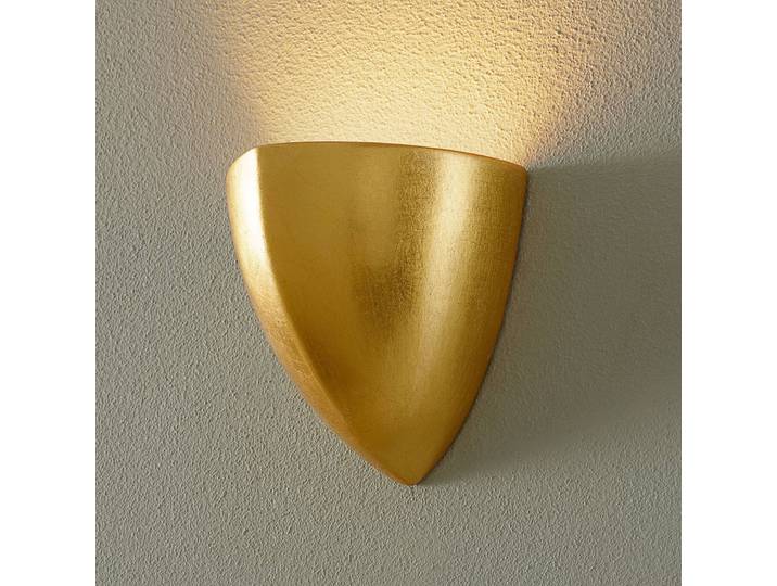 Holländer Wandfluter MATTEO, dimmbar, messing / gold, für Wohn- / Esszimmer, Keramik, Modern, Wandleuchte, Wandlampe Innen