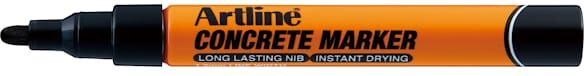 Artline concrete marker svart 12st