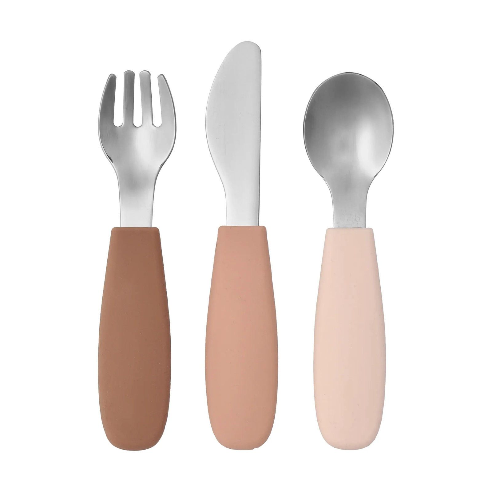 Scandi Living Dine bestekset siliconen 3-delig Blush