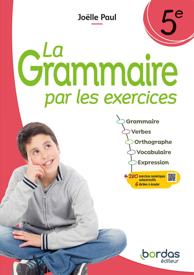 Joëlle Paul - La grammaire par les exercices 5e - Preis vom 17.10.2026 19:25:27 h
