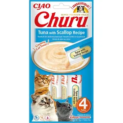 INABA CAT Churu Thunfisch mit Muscheln 4x14g