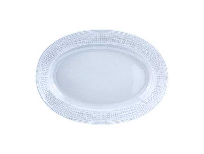 Rörstrand Plat oval Swedish Grace 32 cm bleu pâle