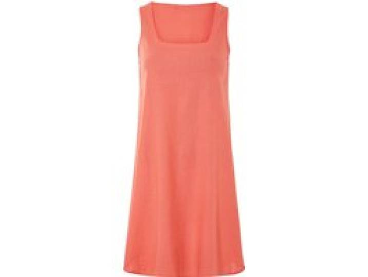 ESMARA® Robe femme / Robe portefeuille en lin (abricot, 44)