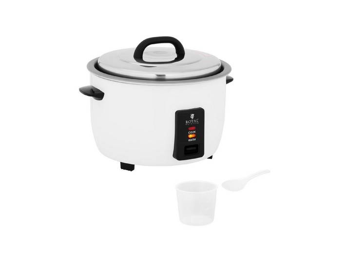 Royal Catering Reiskocher 10L Gastro Dampfkocher Reiskochtopf Gemüsegarer Elektrisch, 1600 W