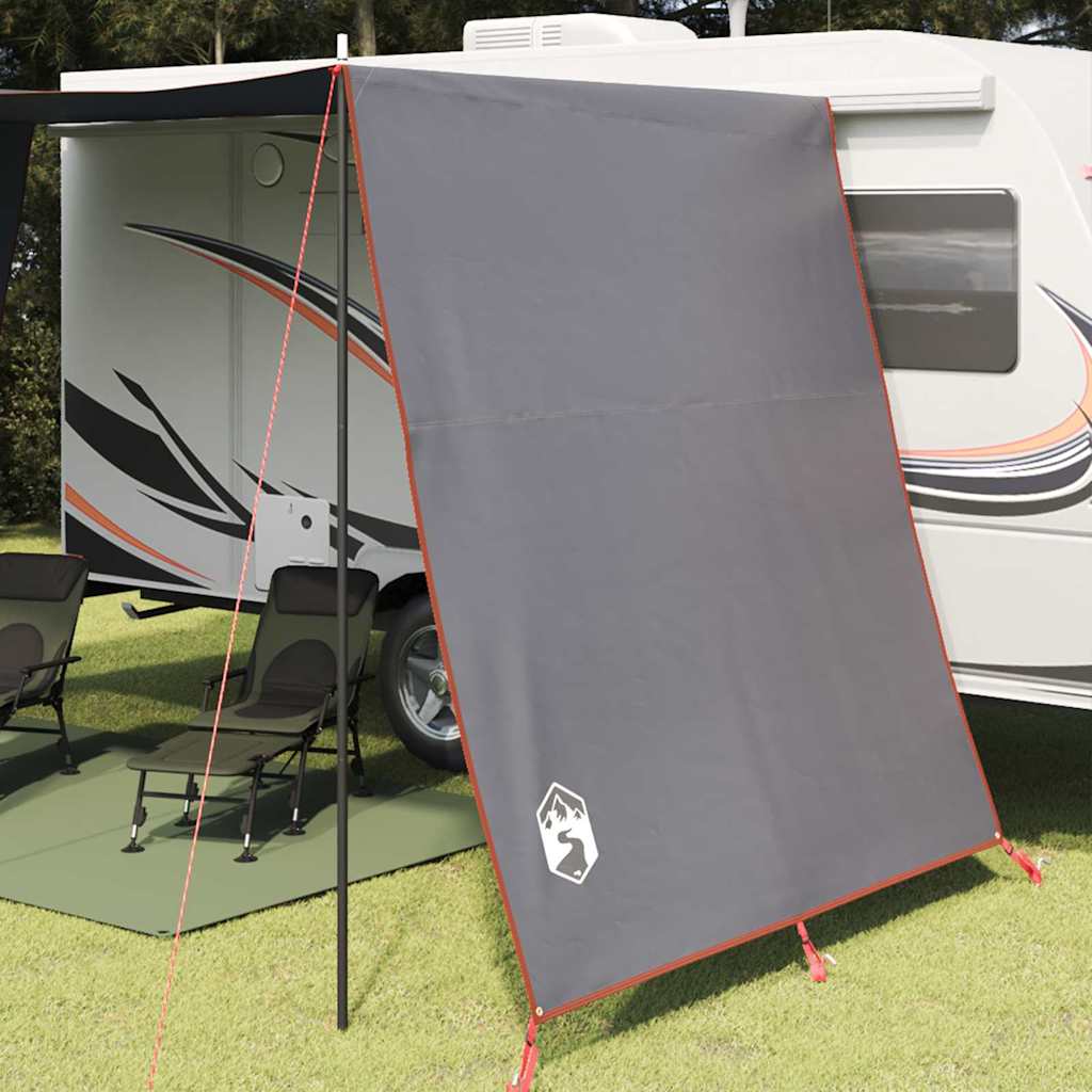 vidaXL Tarp résistant à l'eau Gris et orange 402 x 240 x 230 cm