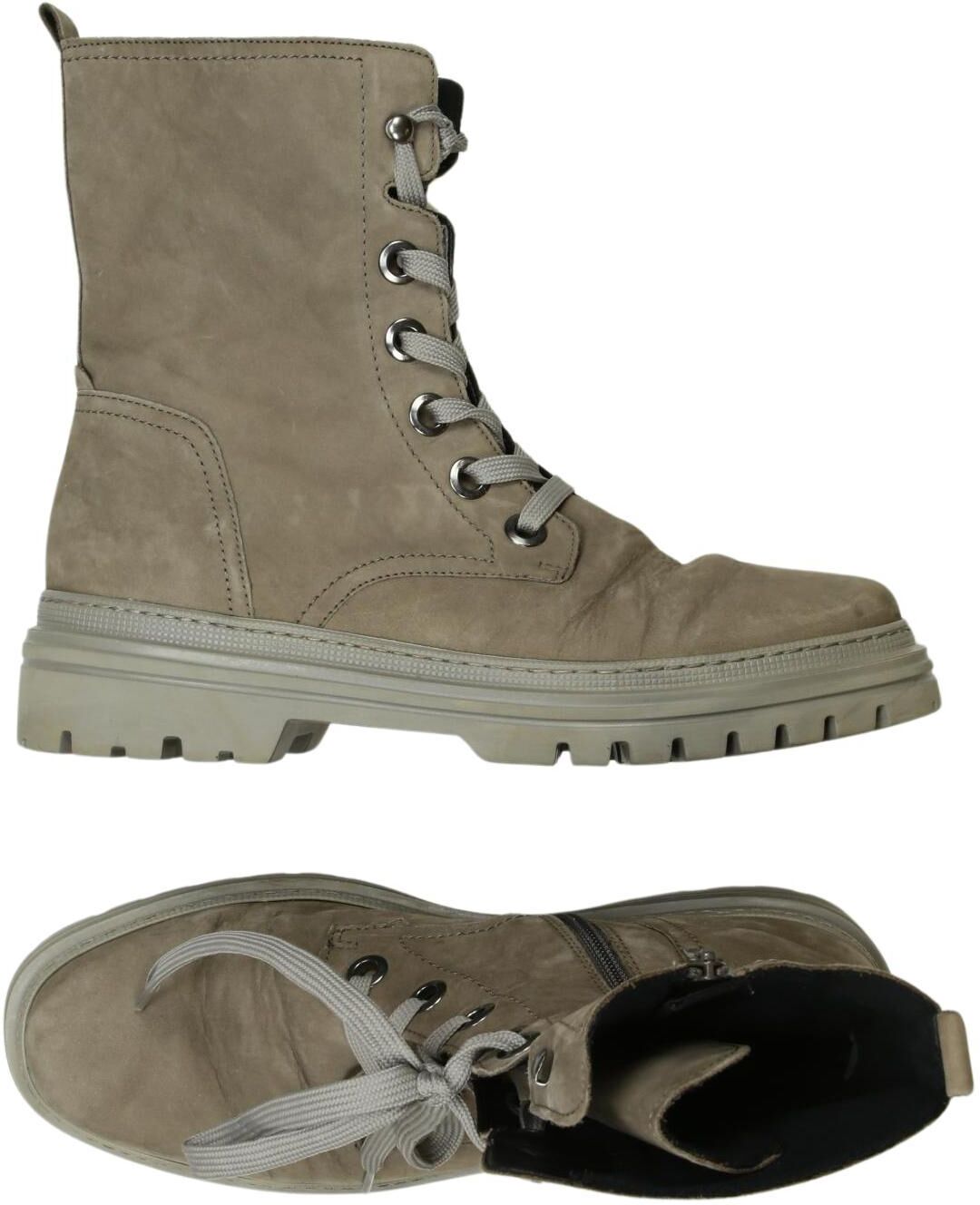 Gabor Herren Stiefel, Beige, Gr. EU 44,5 (UK 10), Leder - Second Hand