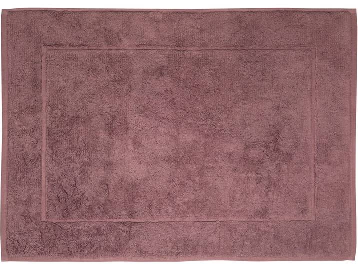 Badematte FRAMSOHN FROTTIER Uni Basic Hotelmatte Gr. 2, rosa (oldrose), H:11mm, Baumwolle, Badematten, Badematte, grosse Farbpalette, Hergestellt in Österreich, Badezimmerteppich
