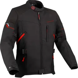 Bering Cobalt, Textiljacke wasserdicht - Schwarz/Rot - L