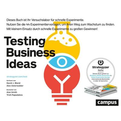 Testing Business Ideas, Taschenbuch von David Bland,Alexander Osterwalder, Campus, 978-3-593-51196-2