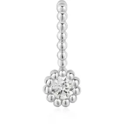 ANIA HAIE - NECKLACE CHARM - ROUND BEADED BEZEL SET - silber