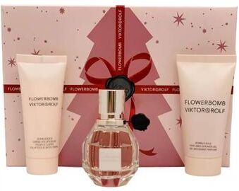Flowerbomb 3 Pcs Gift Set by Viktor And Rolf for Women Standard Eau De Parfum for Women