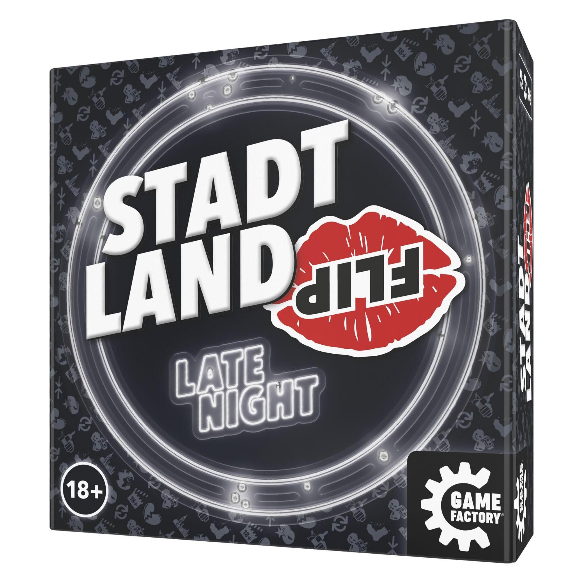 Game Factory Stadt Land Flip Late Night (mult) (2 - 6 Spieler) (7640142763116)