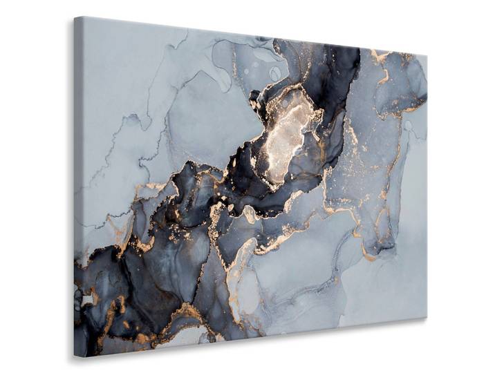 LEINWANDBILD Marmor ABSTRAKTION Moderne Muster Glamour 90/60 cm