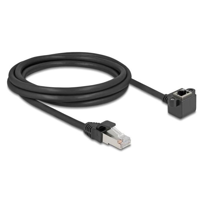 Delock Netzwerk Verlängerungskabel RJ45 Stecker zu RJ45 Buch (F/UTP, CAT6, 2 m) (81098)