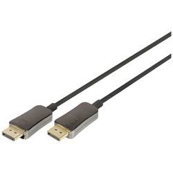 Digitus DisplayPort / Glasfaser Anschlusskabel DisplayPort Stecker, DisplayPort Stecker 10.00 m Schwarz AK-340107-100-S 8K UHD DisplayPort-Kabel