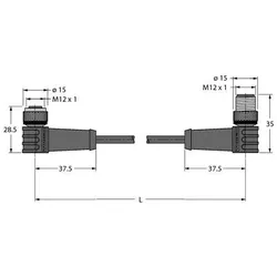 Turck Aktuator- u. Sensorleitung HT-WWAK4- #8039137