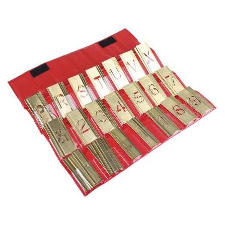 RS PRO Alphanummerische Schablonen 1" (609332)