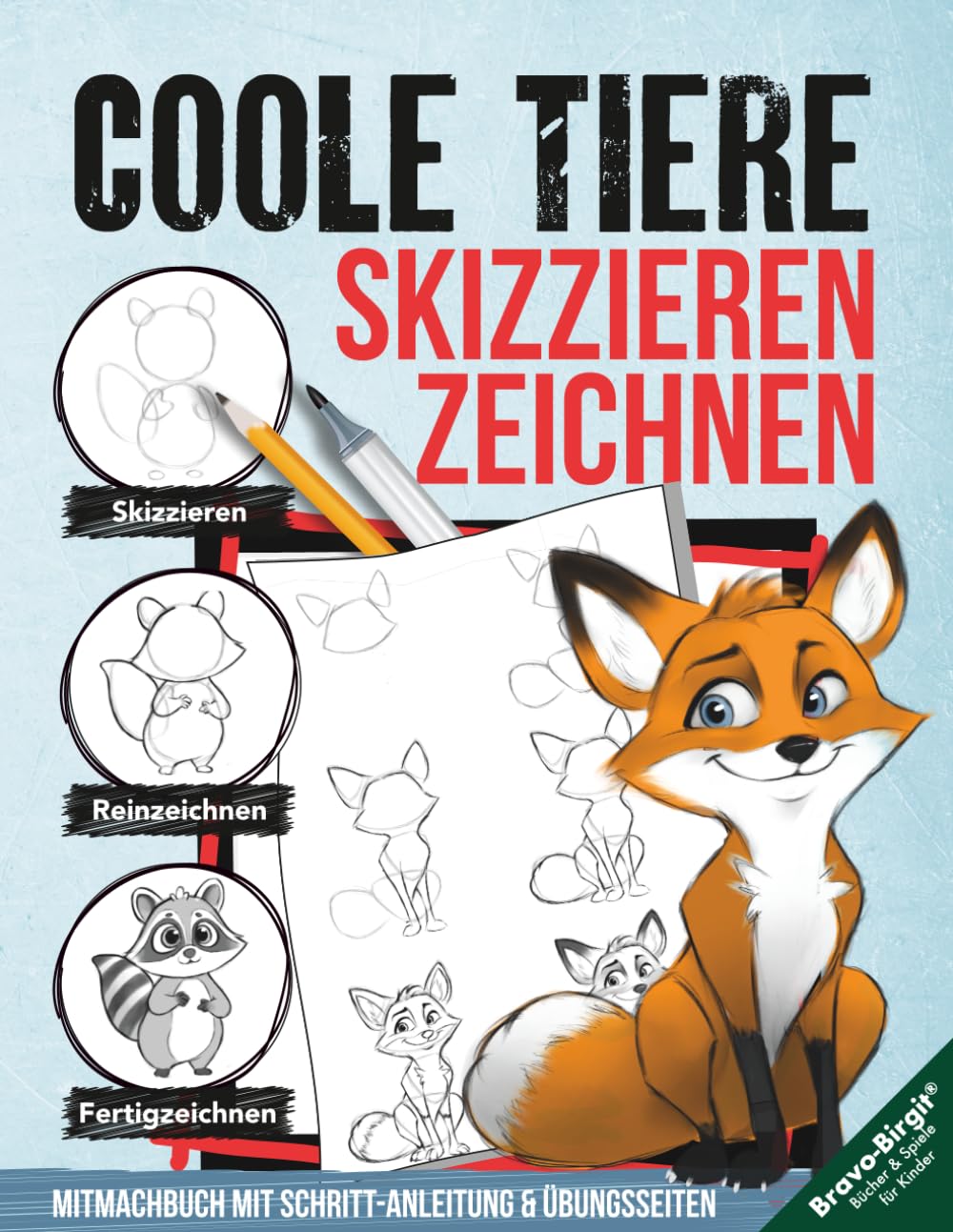 Coole Tiere zeichnen und skizzieren lernen (für Kinder ab 10 & Anfänger): Zeichenbuch mit einfachen Schritt-Anleitungen, Mitmachseiten, Checklisten & Zeichentricks (Zeichnen lernen, Band 20) - Preis vom 30.09.2026 22:30:23 h