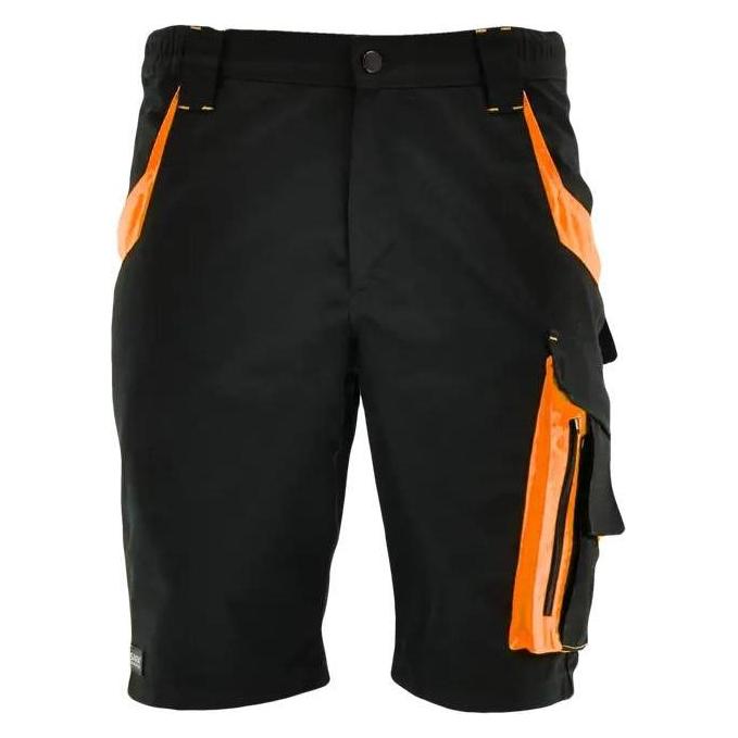 Dierre Arbeitsshorts Sara Workwear 11-000272-27, schwarz/orange, Grösse M (M) (76194874)