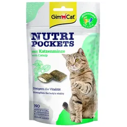 GIMCAT Nutri Pockets mit Katzenminze 60g leckere Kroketten