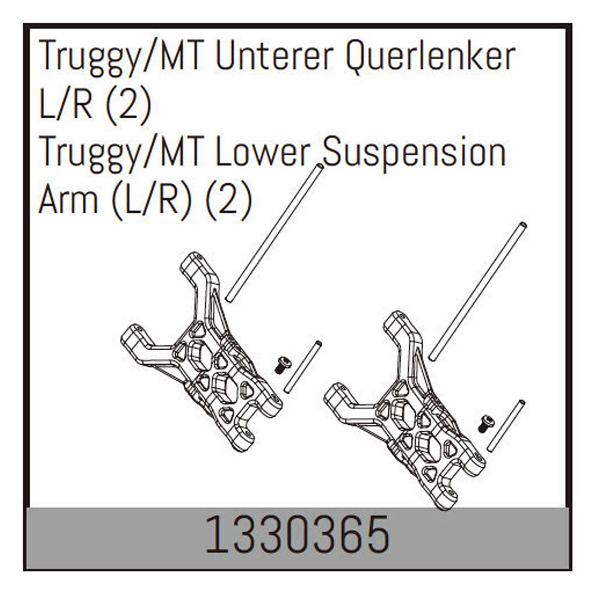 Absima Truggy/MT Unterer Querlenker L/R (2) (1330365)
