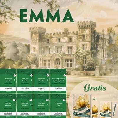 Emma (8 Bücher + Audio-Online + exklusive Extras) - Frank-Lesemethode, Set von Jane Austen, EasyOriginal Verlag, 978-3-99168-306-3