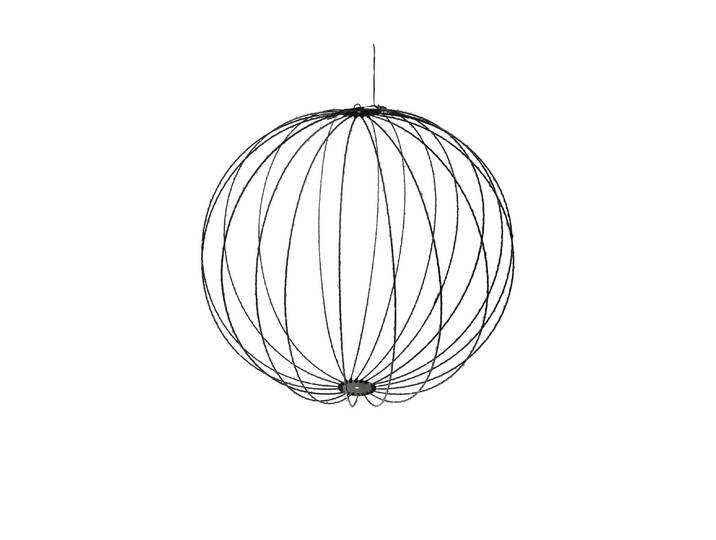 COCON LED Dekoobjekt COCON LED-Kugel 3D , schwarz, 420, Ø 60cm H: 60cm, 1 Stk., Leuchten, LED Dekoobjekt