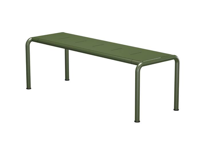 HOUE Gartenbank Avanti Olivgrün Aluminium B 129.5 T 48 H 45 cm
