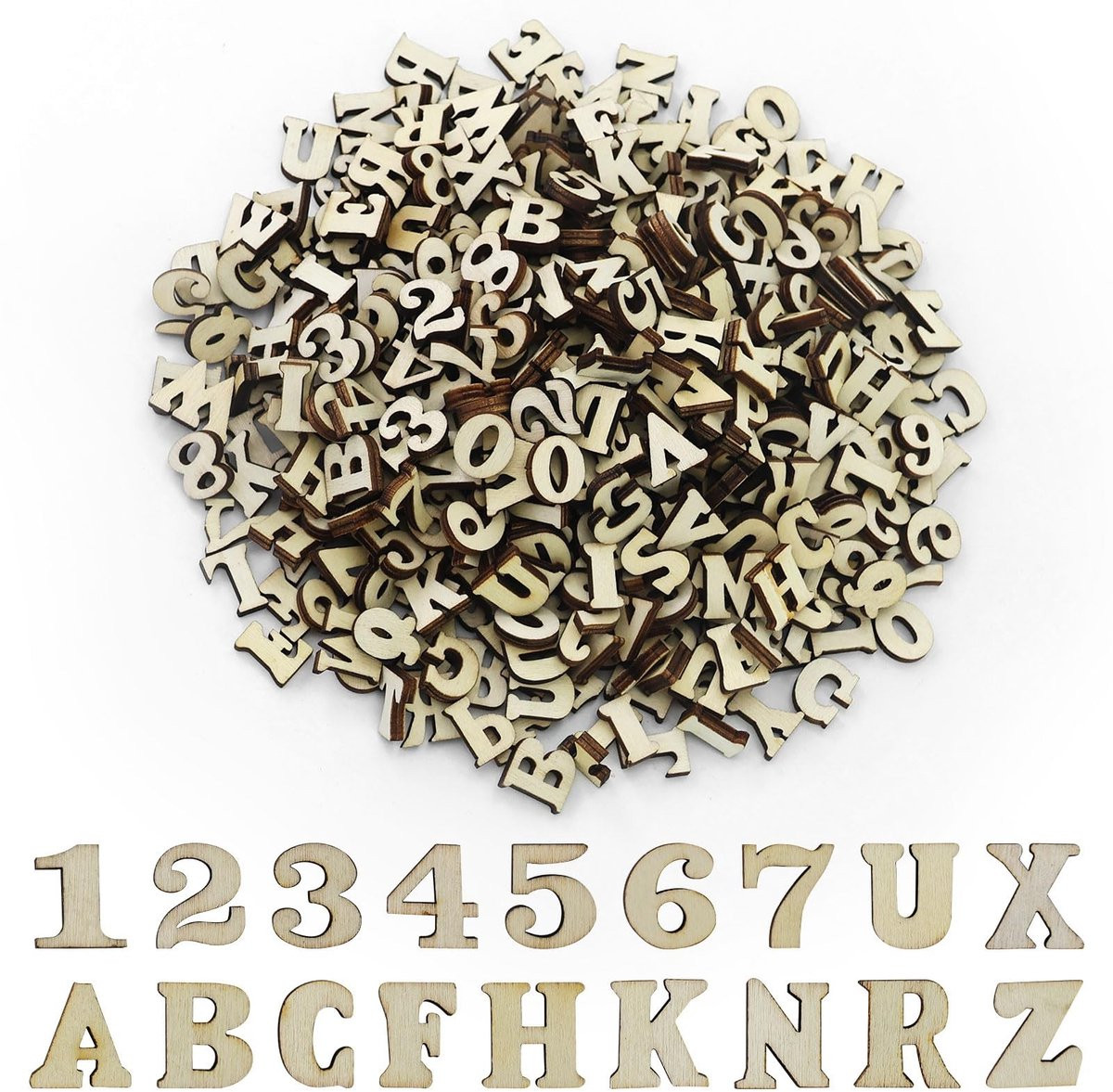 Dailygoody Kleine Houten Letters Decoratie voor Knutselen