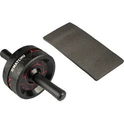 Matchu Sports Ab Roller - Schwarz - 30cm - Ø 18.5cm - Kunststoff