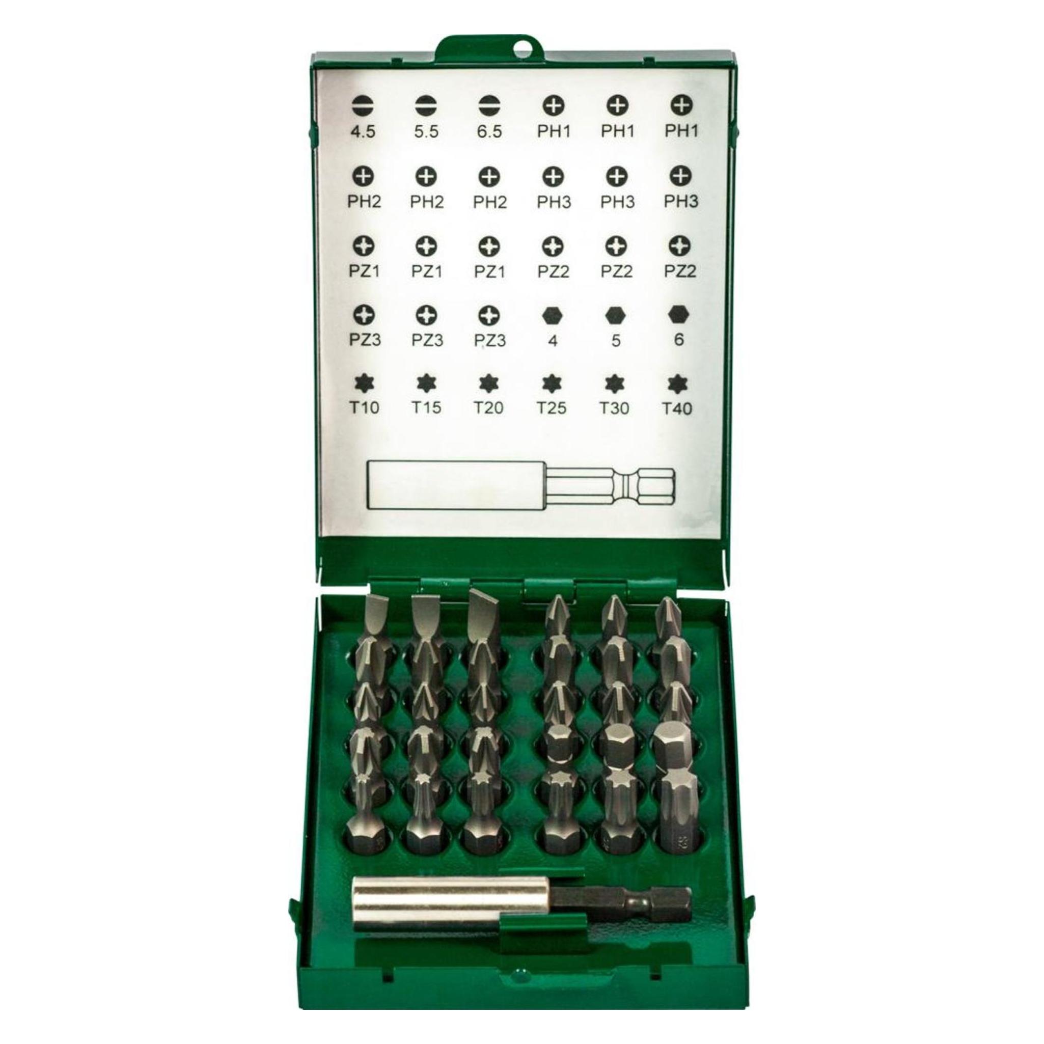 Magni Bit-Sortiment 31-teilig FORTIS (Bit-Halter) (4317784729215)