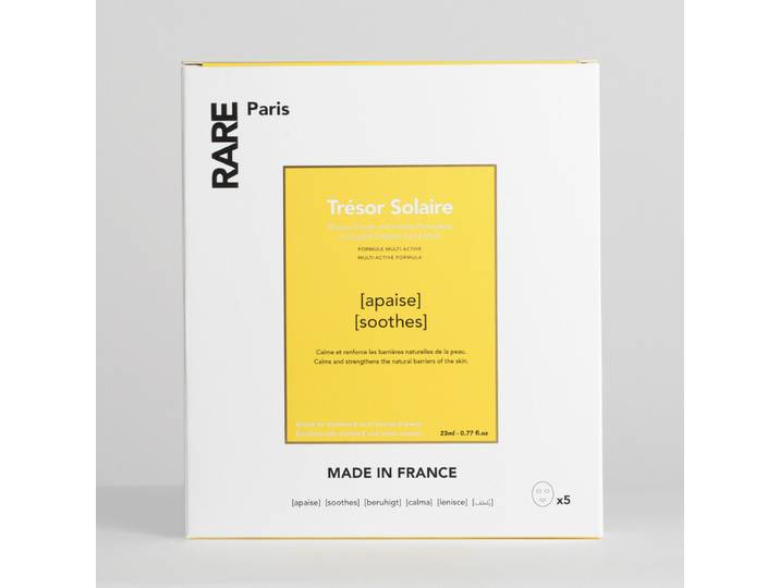 RARE Paris Trésor Solaire Boîte de Masques (5 Feuilles)
