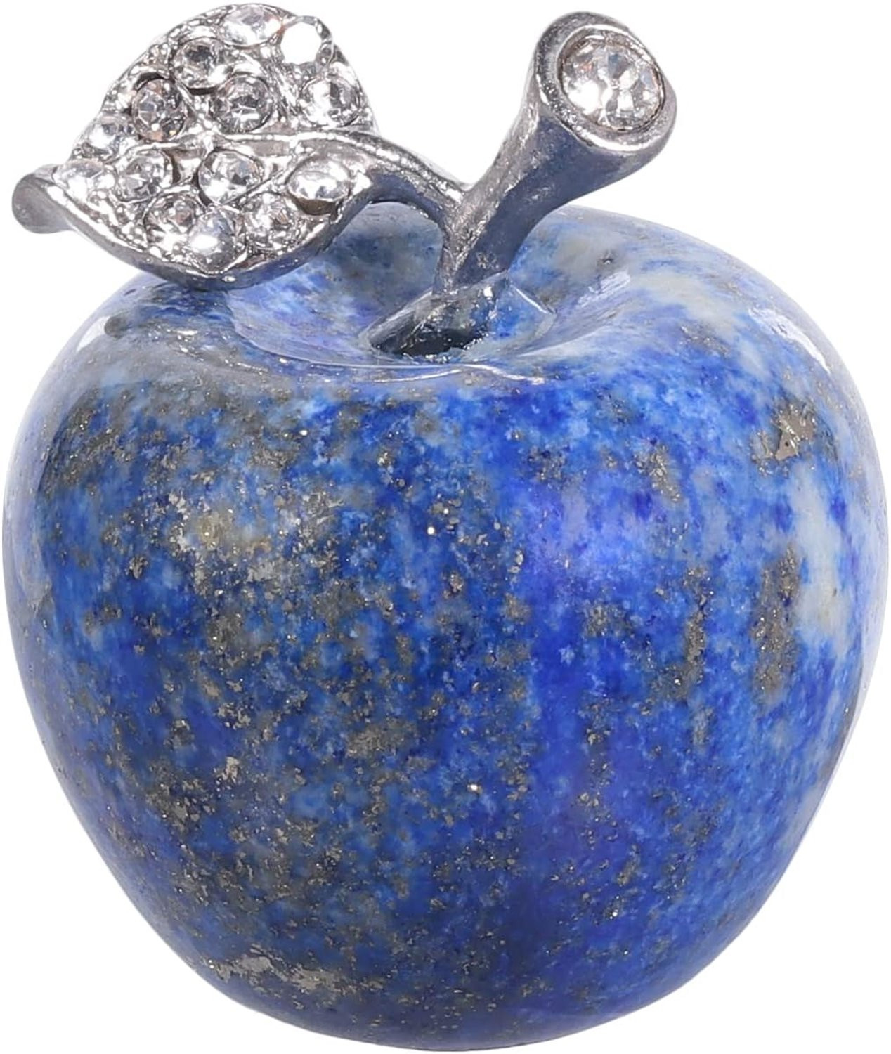 Lapis Lazuli Appel Standbeeld 3 cm - Natuurlijk Kristal voor Decoratie