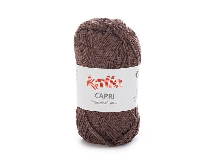 Katia Baumwollgarn Capri Kaffeebraun 50 g