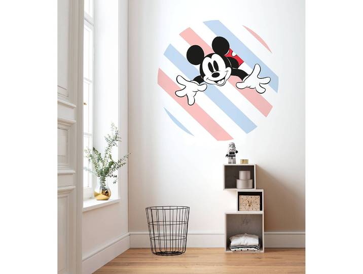 Papier peint Mickey Hang in There Ø 125cm Multicolore
