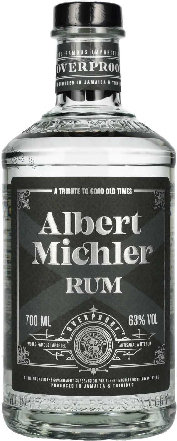 Albert Michler Distillery Albert Michler Rum Overproof Artisanal White Rum 63% Vol. 0,7l
