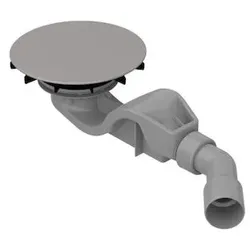 Bette BetteAir Ab-/Überlaufgarnitur B525-412 für Duschfliese, quartz