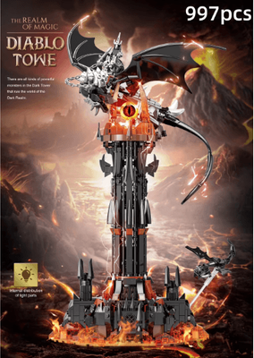 Inspire Picks Fantasy Fortress & Fell Beast Building Block Set For Creative Adventure Play 997pcs 997pcs
