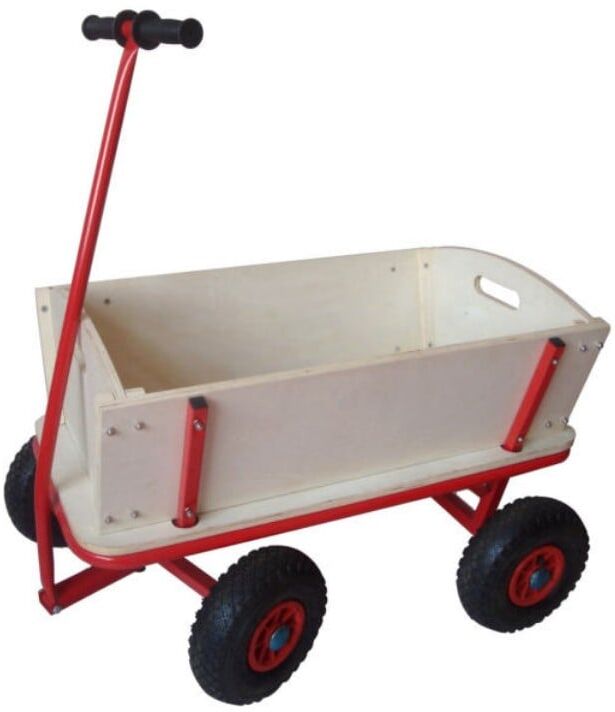 Flamingo Oldenburger Flamingo Bollerwagen 95 x 60 x 98 cm holz/rot