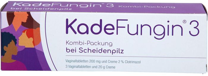 DR. KADE Pharmazeutische Fabrik GmbH KADEFUNGIN 3 Kombip.20 g Creme+3 Vaginaltabl. 1 St.