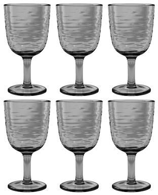 Abode Homewares Foundry Acrylic Wine Glass - 13.5 oz - Set of 6