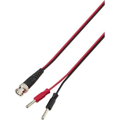 VOLTCRAFT BNC-Messleitung 0.80m Schwarz, Rot