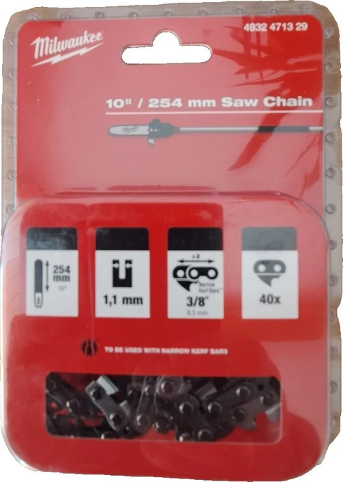 Milwaukee Sägekette 3/8 Zoll 254 mm (Kettensäge) (4932471329)