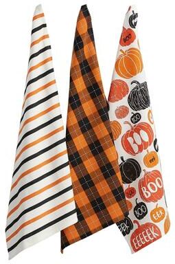 DII Halloween Embellished Dishtowel Set/3