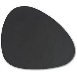 Tischset OVAL schwarz (BT 42x34 cm) - schwarz - BT 42x34 cm