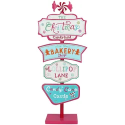 Candyland Schild Gingerbread 107cm