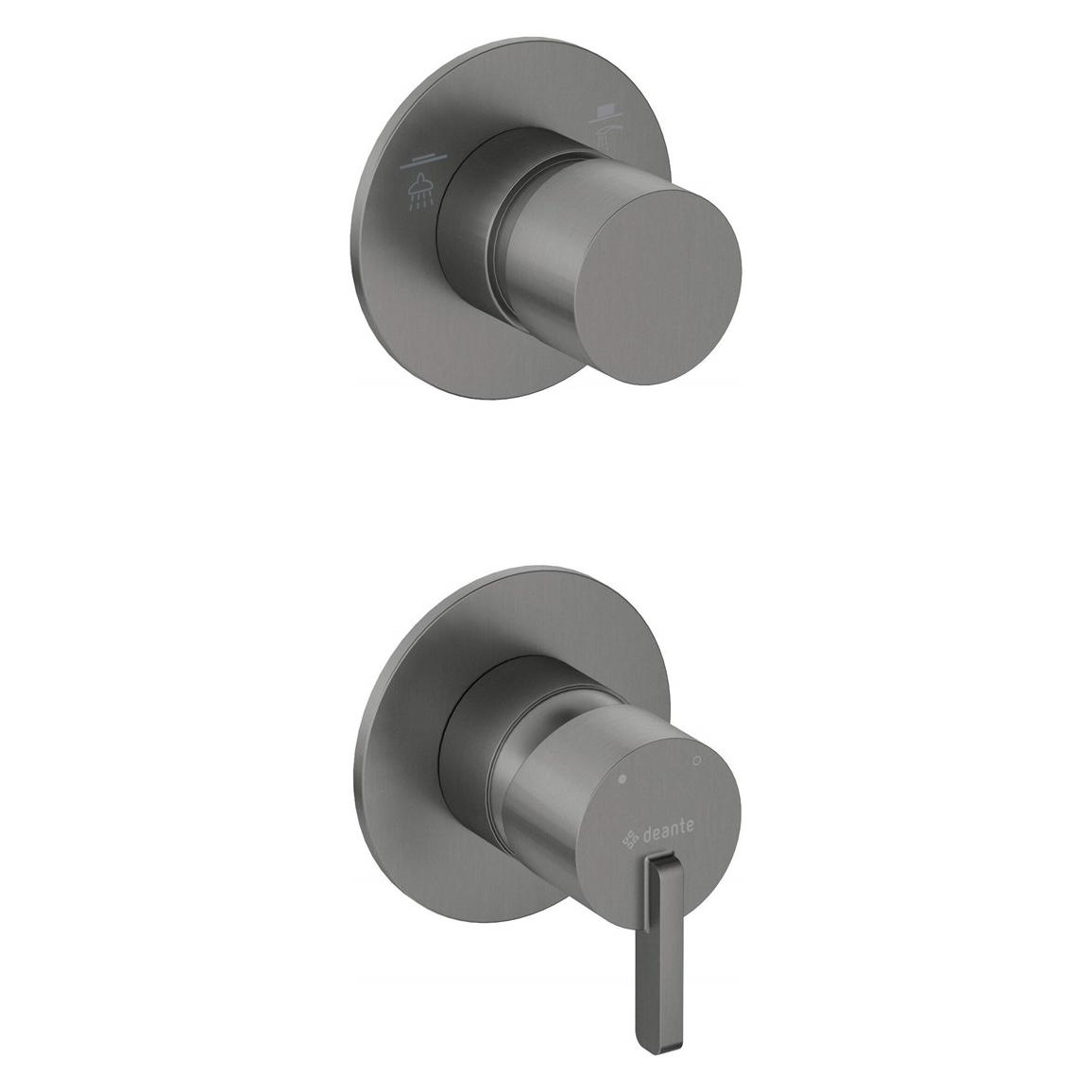 Unterputz-Brausebatterie mit Brauseschalter (BQS_D44P)