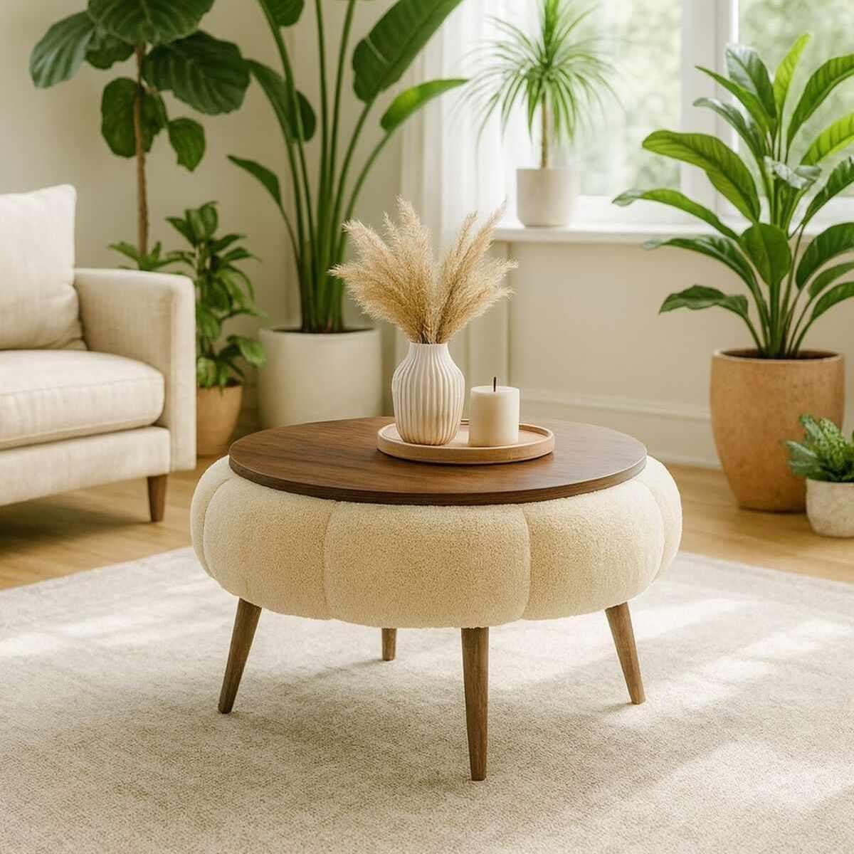Hanah Home Nesting Tafelset 3-delig Saffier Eikenhout