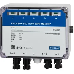 f-tronic 7720002 PV-DCBOX-T1/2 1100V-2MPP, MC4-IP67, DCT15YMC