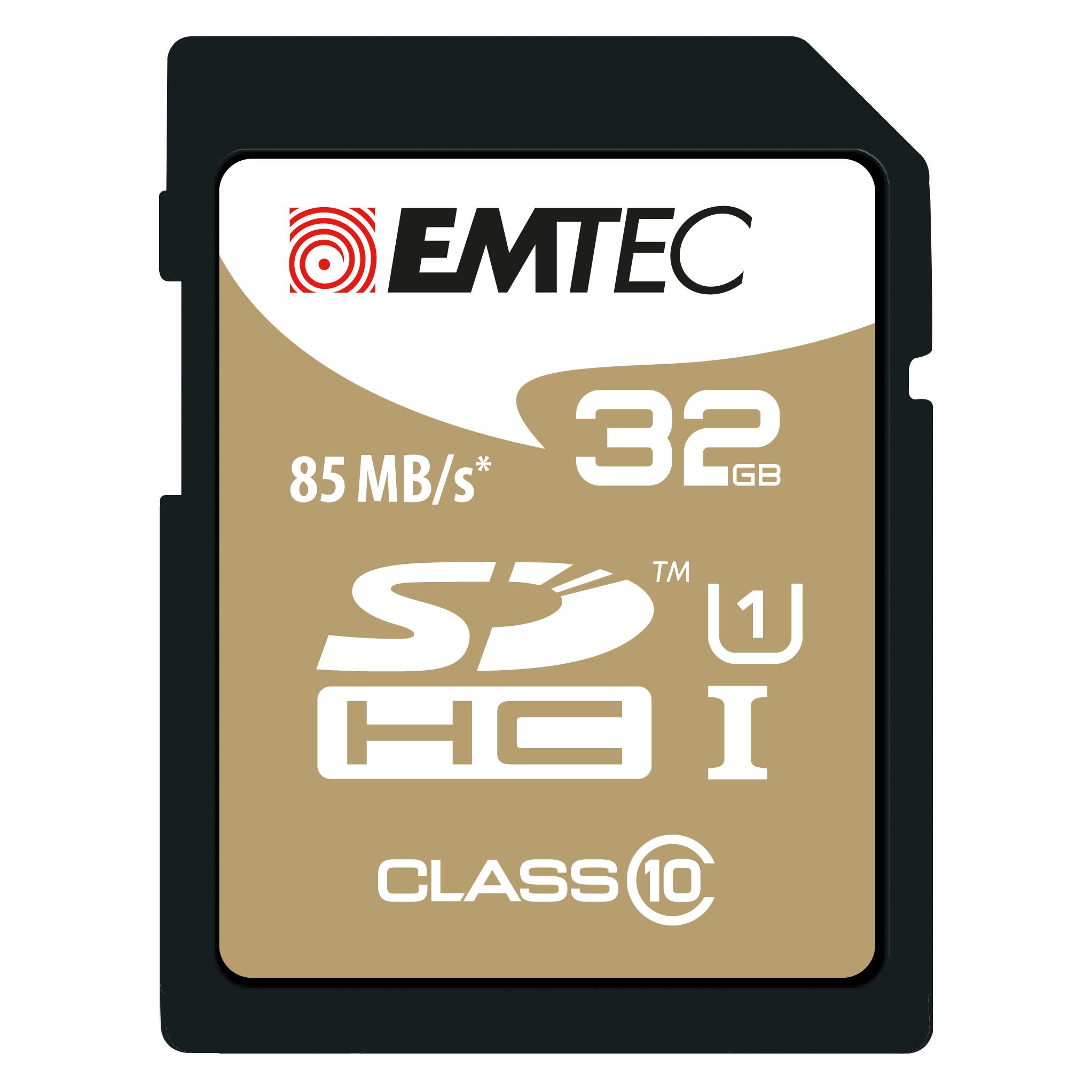 Emtec Gold+ (32 GB, SDHC, UHS-I) (ECMSD32GHC10GP)
